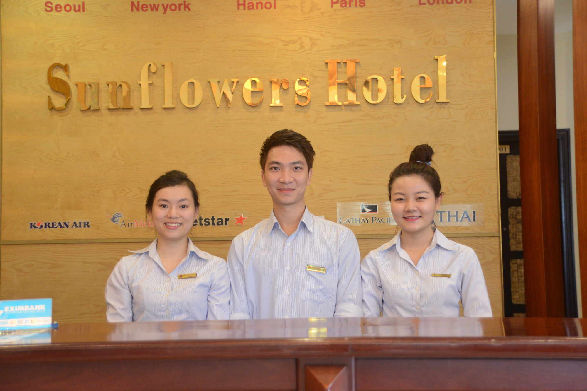 הו צ'י מין סיטי Sunflowers Hotel Airport מראה חיצוני תמונה